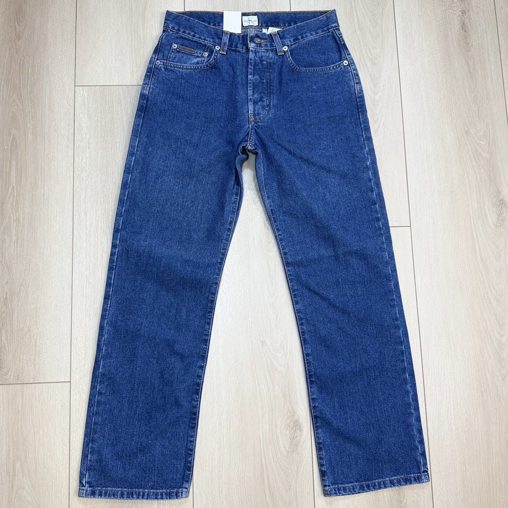 VTG Y2K Calvin Klein Jeans Juniors 5 Boyfriend Dark Wash Denim Pants NWT 28x29